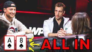 ALL IN 10800000 at WPT World Championship FINAL TABLE [upl. by Maier]