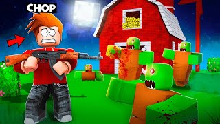 CHOP AND FROSTY FIGHT MILLION ZOMBIES IN ROBLOX [upl. by Henricks108]