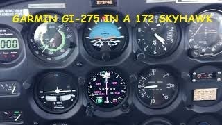 Garmin GI275 HSI in the panel of a Cessna 172 [upl. by Sev916]