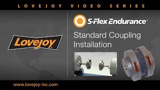 Lovejoy SFlex Endurance Standard type Coupling Installation Video [upl. by Samuel]