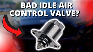 SYMPTOMS OF A BAD IDLE AIR CONTROL VALVE [upl. by Yentruocal875]