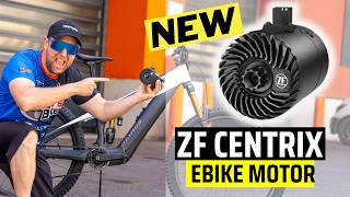 ZF Centrix eBike Motor  First Ride amp Review of the Tiny EMTB Drive Unit [upl. by Cassaundra]