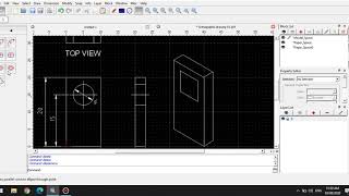 QCAD Isometric Drawing Manual Method [upl. by Lamori]