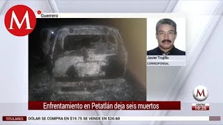 Enfrentamiento en Petatlán deja seis muertos en Guerrero [upl. by Avivah]