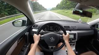 Volkswagen Passat B7 2013 20 TDI 177ps  POV Highway Drive [upl. by Acenahs]