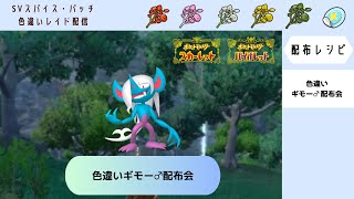 【ポケモンSV】色違いギモー♂ 配布会【自動レイド 参加自由】 [upl. by Mariko]