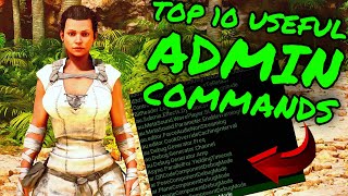 TOP 10 MOST USEFUL Admin Commands For Ark Survival Ascended [upl. by Mindy]