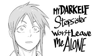 My Dark Elf Stepsister Chapter 3  comic by baalbuddy [upl. by Asta]