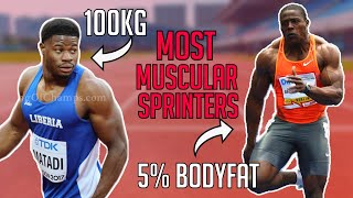 When Sprinters are built like Bodybuilders  Insane Power Sprinting Montage [upl. by Sokcin]