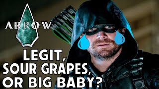 Stephen Amell Still Whining About Peacemaker Sour Grapes a Big Baby or Legit DCU News [upl. by Notsur]