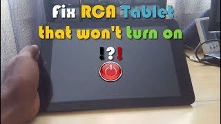 Fix RCA Tablet that Wont TURN ON 5 Solutions [upl. by Tildy]