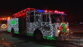 2016 NesconsetNY Fire Department Santa Claus Parade 121716 [upl. by Riana948]