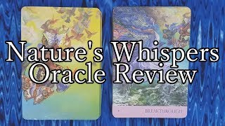 Natures Whispers Oracle Deck Review  Flip Through [upl. by Benildas]