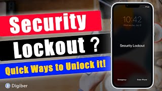 iPhone Unavailable  Security Lockout Quick Ways to Unlock it [upl. by Odnumyar]