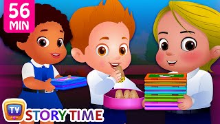 The Food Project at School plus Many Bedtime Stories for Kids in English  ChuChuTV Storytime [upl. by Sherlocke]