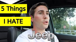 5 Things I HATE  Jeep Grand Cherokee Summit [upl. by Mauricio]