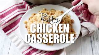 How to make Easy Ritz Chicken Casserole [upl. by Samoht]