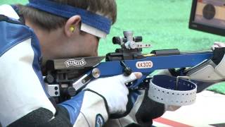 Finals 50m Rifle Prone Men  ISSF World Cup Final 2014 Gabala AZE [upl. by Ahsinan207]