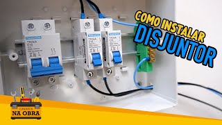 Como Instalar Disjuntor  Conceitos Básicos [upl. by Eetnuahs]