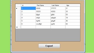 VBNET  How To Export Datagridview Data To Text File In Visual Basic Net with source code [upl. by Ogait]