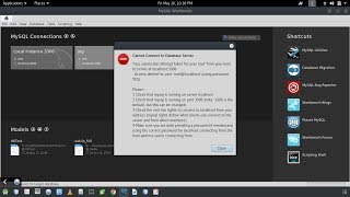 MySql workbench  Access denied for user rootlocalhost in linux [upl. by Norraj872]