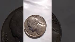 1939 Jefferson nickel no mint mark [upl. by Natanhoj478]