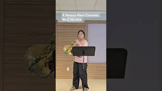 RStrauss Horn Concerto No2 1st mov Horn김도경 [upl. by Godding]