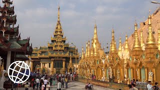 Shwedagon Pagoda Myanmar Amazing Places 4K [upl. by Sair]