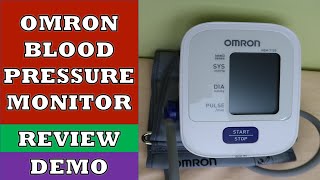 Omron HEM 7120 Blood Pressure Monitor  Review and Demo [upl. by Rim169]