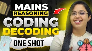 MAINS REASONING CODING DECODING for All Banking Exams  CODING DECODING One Shot  Smriti Sethi [upl. by Lawson733]