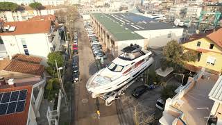 Luxury Flybridge Yacht  Ferretti Yachts 780 launch  Ferretti Group [upl. by Marijane]