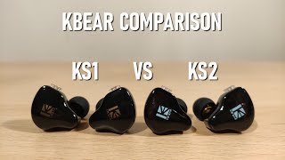 KBEAR KS1 and KS2 Comparison  DD VS Hybrid [upl. by Eydie903]