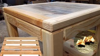 Fabrication table basse bois de palette [upl. by Dream261]