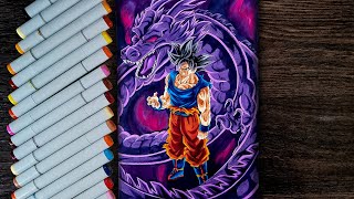 Drawing Goku Surpassing Your Limits  Dragon Ball Super [upl. by Frankhouse686]