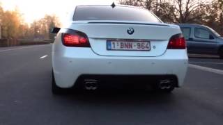 BMW E60 525d Stage 3quot Custom 3quot exhaust [upl. by Woolley]