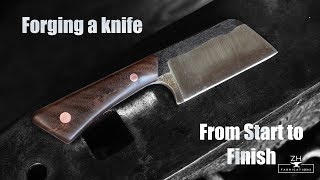 How to forge a knife  From start to finish [upl. by Ahsiral]