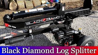 25 Ton Black Diamond Log Splitter [upl. by Olnton]