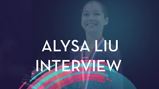 Alysa Liu USA  Interview  Lake Placid 2019 [upl. by Donia]