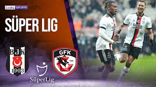 Besiktas vs Gaziantep  SÜPER LIG HIGHLIGHTS  01142022  beIN SPORTS USA [upl. by Elokkin]