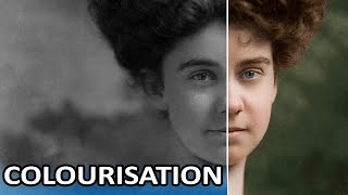 PHOTOSHOP TUTORIAL Photo Colourisation How to convert Black and White photography to Color [upl. by Spatola]