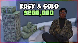 Make 200k in 2 Minutes in GTA Online With This Easy Solo Money Making Method Easy [upl. by Acinehs]