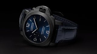 Time Trial Panerai Luminor Marina Carbotech Blu Notte PAM01664 [upl. by Aldercy]