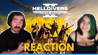 Helldivers 2 REACTION [upl. by Dunlavy102]