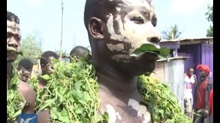 Homowo the hunger hooting festival in Ghana [upl. by Aloiv]