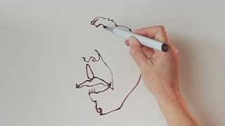 Continuous Line Contour Drawing Lesson [upl. by Birkner]