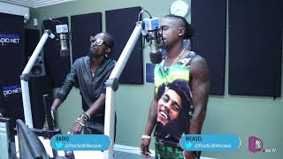 P SQUARE RADIO AND WEASEL NAKUDATA LIVE [upl. by Ettennej]