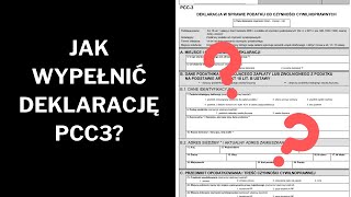 PCC sprzedaż auta PCC zakup auta Wzór PCC3 [upl. by Alleuqahs]