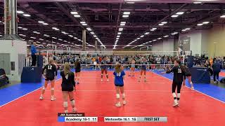 Academy 161 v Mintonette 161  JVA Summerfest 2024 [upl. by Etnovahs358]