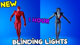 FORTNITE BLINDING LIGHTS EMOTE 1 HOUR [upl. by Alleen]