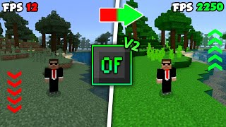 New Optifine V50 Version2 For MCPE 120  FPS BOOST No Lag Fps  OPTIFINE V2 For Mcpe 120 [upl. by Aslin454]